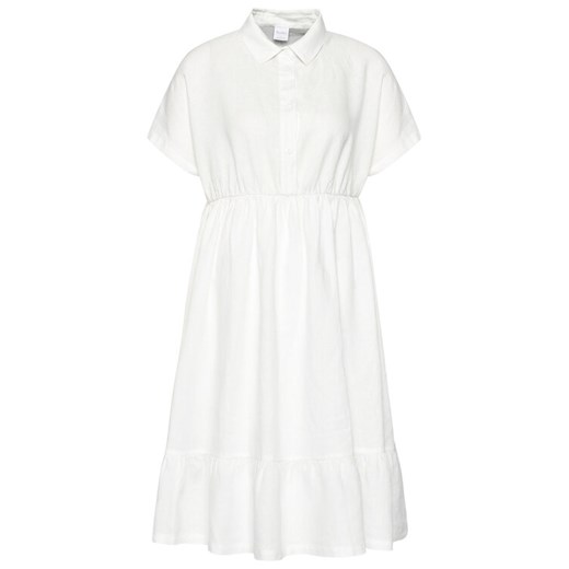 Max Mara Leisure Sukienka koszulowa Dolmen 32210716 Biały Regular Fit XS promocja MODIVO
