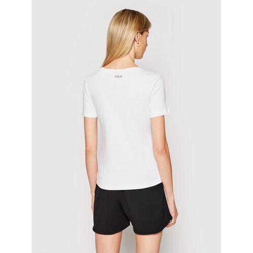 Fila T-Shirt Ladan Tee 683179 Biały Regular Fit Fila L wyprzedaż MODIVO
