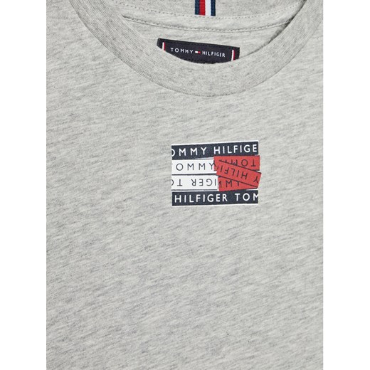 Tommy Hilfiger T-Shirt Tape Graphic Tee KB0KB07282 D Szary Regular Fit Tommy Hilfiger 8Y MODIVO wyprzedaż