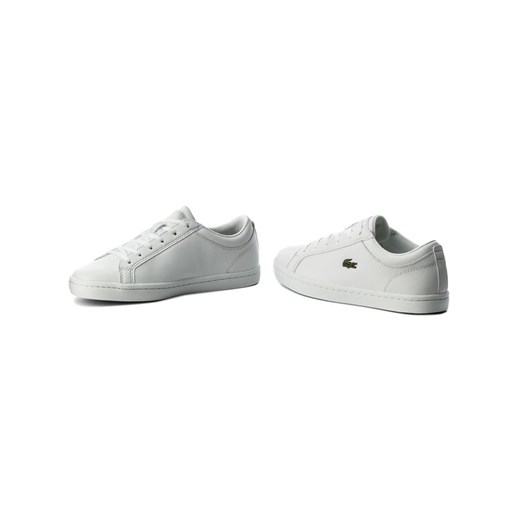 Lacoste Sneakersy Straightset Bl 1 Spw 7-32SPW0133001 Biały Lacoste 35_5 wyprzedaż MODIVO