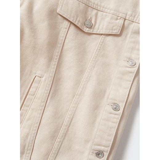 Mango Kurtka jeansowa Dafne 37050095 Beżowy Oversize Mango XS MODIVO wyprzedaż