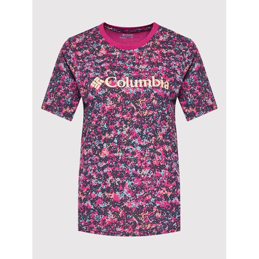 Columbia T-Shirt North Cascades Printed Tee 1992093 Różowy Regular Fit Columbia M promocyjna cena MODIVO