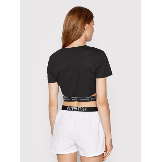 Calvin Klein Swimwear T-Shirt KW0KW01782 Czarny Regular Fit XL promocja MODIVO