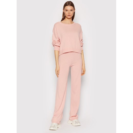 Juicy Couture Sweter JCKA221002 Różowy Relaxed Fit Juicy Couture M okazja MODIVO