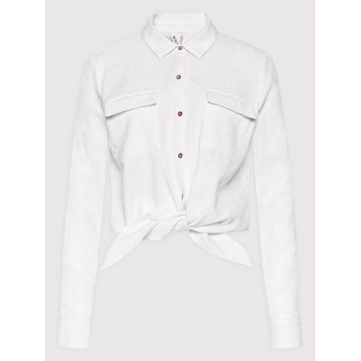 Roxy Koszula Spring Flavour ERJWT03522 Biały Regular Fit M promocyjna cena MODIVO