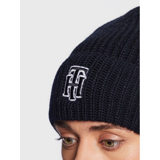 Tommy Hilfiger Czapka AW0AW14032 Granatowy Tommy Hilfiger uniwersalny MODIVO okazja