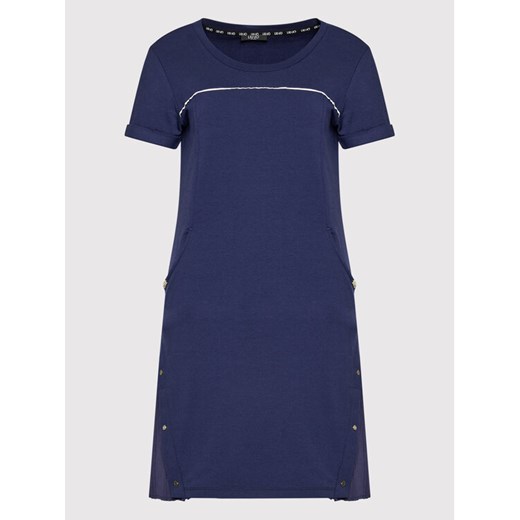 Liu Jo Sport Sukienka codzienna TA2120 F0831 Granatowy Regular Fit Liu Jo M okazyjna cena MODIVO