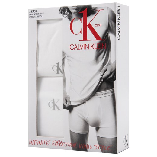 Calvin Klein Underwear Komplet 2 t-shirtów 000NB2221A Biały Regular Fit Calvin Klein Underwear XL promocja MODIVO
