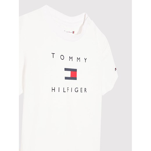 Tommy Hilfiger T-Shirt KN0KN01429 Biały Regular Fit Tommy Hilfiger 74 promocja MODIVO