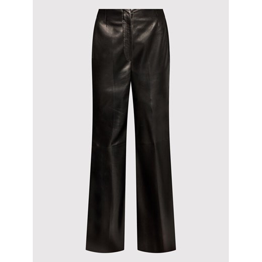 Calvin Klein Spodnie skórzane K20K204169 Czarny Regular Fit Calvin Klein 36 wyprzedaż MODIVO