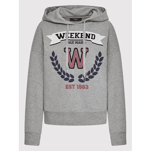 Weekend Max Mara Bluza Rabat 59260229 Szary Regular Fit XXL MODIVO promocyjna cena