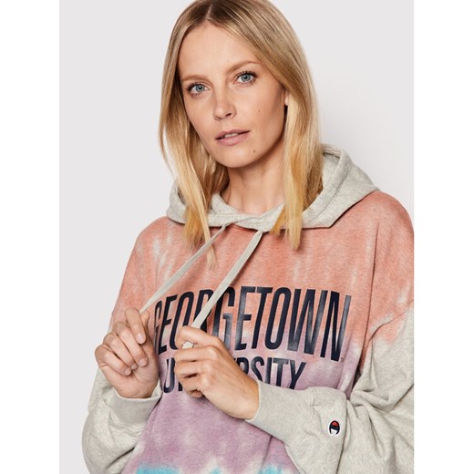 Champion Bluza Tie-Dye University Logo 115223 Kolorowy Oversize Champion L MODIVO okazyjna cena