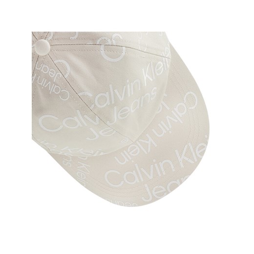 Calvin Klein Jeans Czapka z daszkiem Stack Logo IU0IU00276 Beżowy L_XL MODIVO