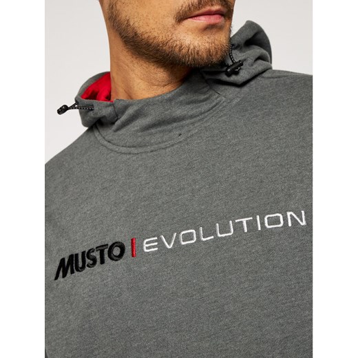 Musto Bluza Evo Logo 82043 Szary Regular Fit Musto M promocyjna cena MODIVO
