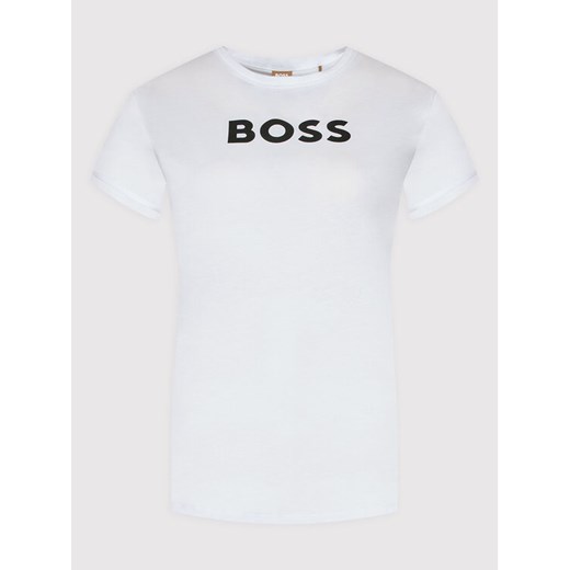 Boss T-Shirt C_Elogo_7 50472255 Biały Regular Fit S MODIVO promocja