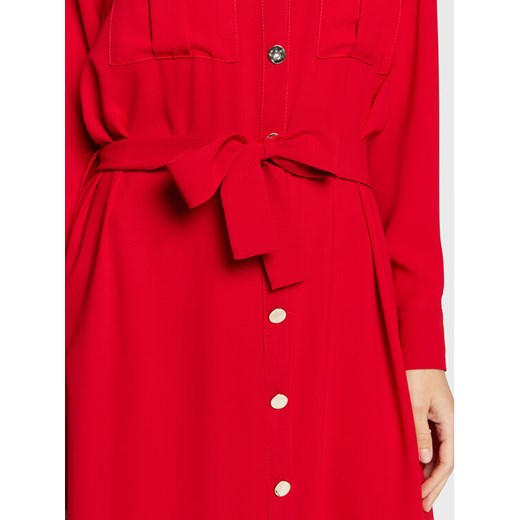 Imperial Sukienka koszulowa ACY3EGW Czerwony Regular Fit Imperial S promocyjna cena MODIVO