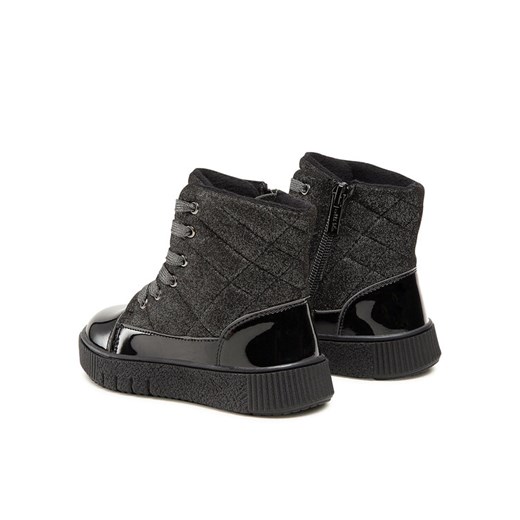 Buty zimowe dziecięce Nelli Blu kozaki na jesień czarne wiązane 