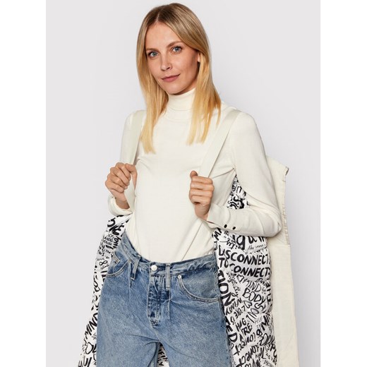 Desigual Kurtka puchowa Granollers 21WWEWB9 Biały Regular Fit Desigual L wyprzedaż MODIVO