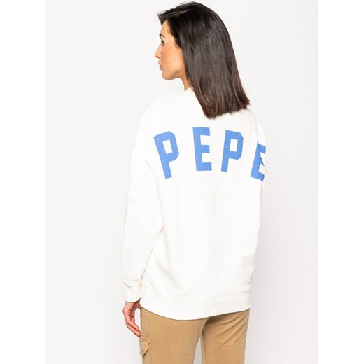 Pepe Jeans Bluza Fergie PL580951 Beżowy Regular Fit Pepe Jeans L MODIVO promocyjna cena