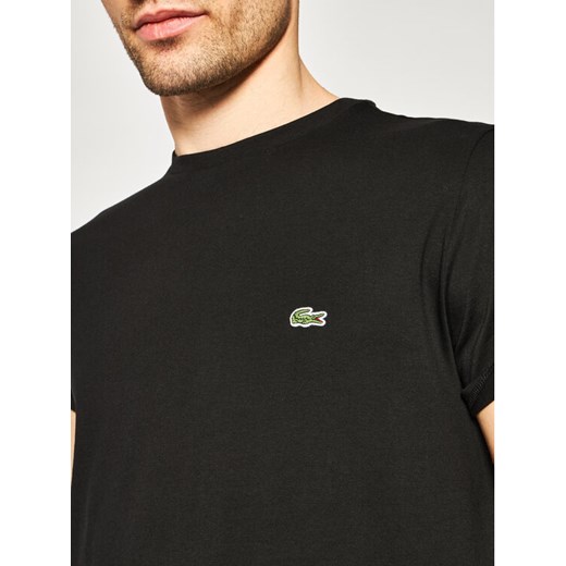 Lacoste T-Shirt TH6709 Czarny Regular Fit Lacoste 6 wyprzedaż MODIVO