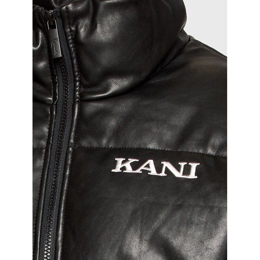 Karl Kani Kurtka z imitacji skóry Retro 6176503 Czarny Regular Fit Karl Kani M MODIVO wyprzedaż