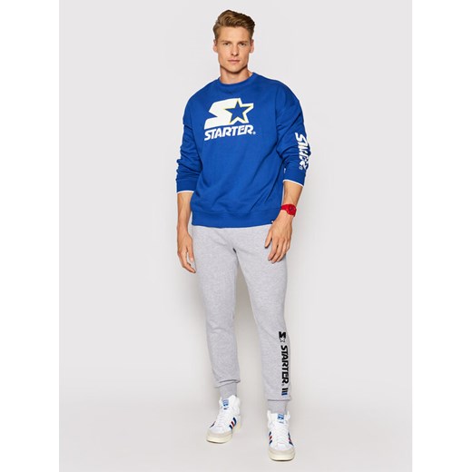 Starter Bluza SUG-022-BD Niebieski Regular Fit Starter M wyprzedaż MODIVO