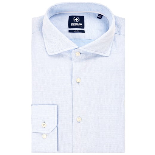 Strellson Koszula Sereno 30020161 Niebieski Slim Fit Strellson 44 okazyjna cena MODIVO