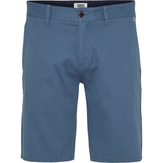 Tommy Jeans Szorty materiałowe Dobby Chino DM0DM07940 Niebieski Regular Fit Tommy Jeans 31 wyprzedaż MODIVO