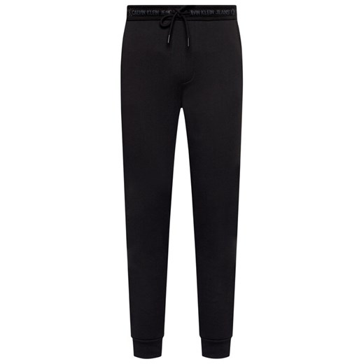 Calvin Klein Jeans Spodnie dresowe J30J317196 Czarny Regular Fit S MODIVO okazja