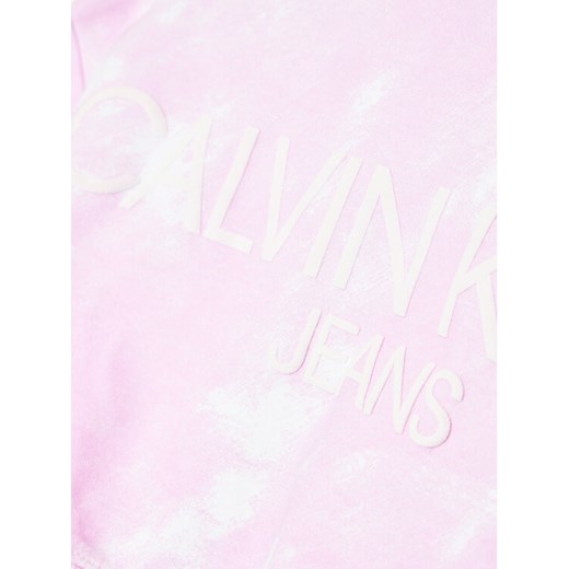 Calvin Klein Jeans Bluza Cloud IG0IG00747 Różowy Relaxed Fit 14Y MODIVO wyprzedaż