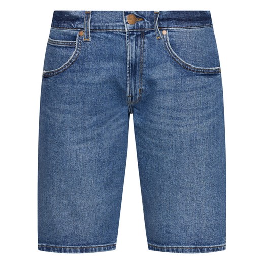 Wrangler Szorty jeansowe Colton W15VJX87V Niebieski Regular Fit Wrangler 30 MODIVO okazja