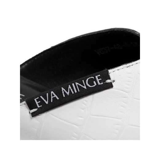Eva Minge Klapki EM-41-09-001129 Biały 36 okazja MODIVO