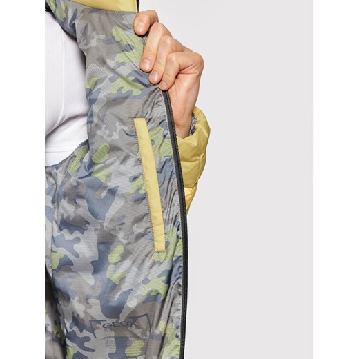 Geox Kurtka puchowa Dennie M2528B-T2919 F2132 Żółty Regular Fit Geox 54 MODIVO okazja