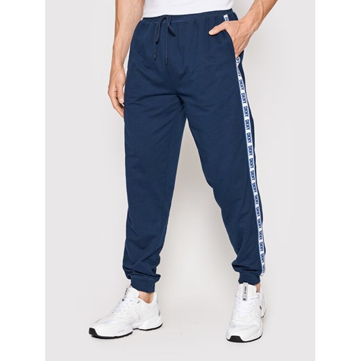DKNY Spodnie dresowe N5_6803_DKY Granatowy Regular Fit M wyprzedaż MODIVO