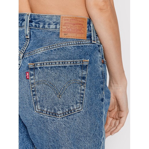 Levi's® Szorty jeansowe 90s 501 A1962-0003 Niebieski Relaxed Fit 23 wyprzedaż MODIVO