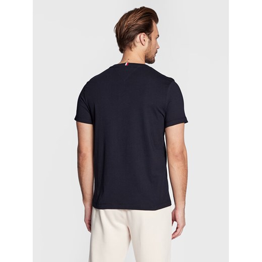 Tommy Hilfiger T-Shirt Vertical Gradient MW0MW29668 Granatowy Slim Fit Tommy Hilfiger L MODIVO
