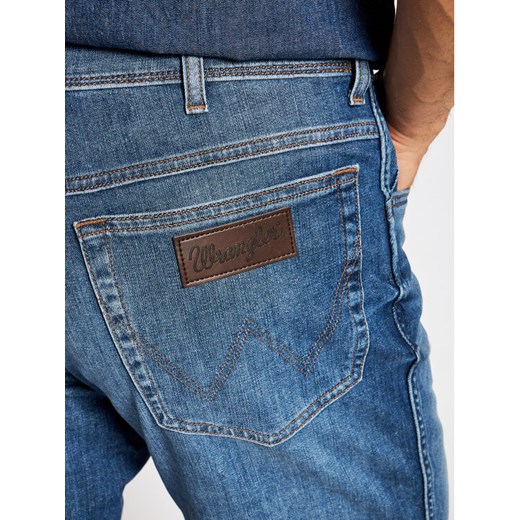 Wrangler Szorty jeansowe Texas W11CQ148R Niebieski Slim Fit Wrangler 34 okazja MODIVO