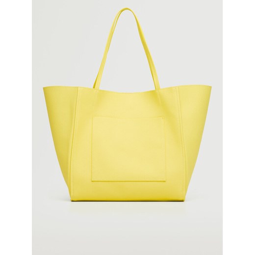 Mango Torebka Rory 37050246 Żółty Mango uniwersalny MODIVO okazyjna cena