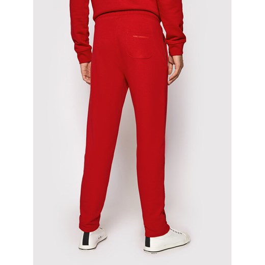 KARL LAGERFELD Spodnie dresowe 705080 512900 Czerwony Regular Fit Karl Lagerfeld L MODIVO okazyjna cena