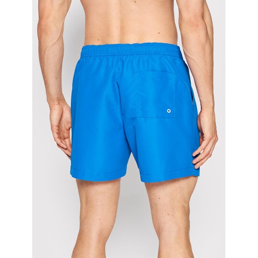 Calvin Klein Swimwear Szorty kąpielowe Medium KM0KM00701 Niebieski Regular Fit S wyprzedaż MODIVO