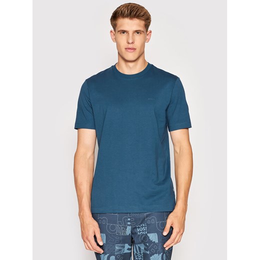 Boss T-Shirt Thompson 01 50468347 Niebieski Regular Fit M MODIVO okazja