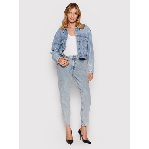 Calvin Klein Jeans Kurtka jeansowa J20J217815 Niebieski Oversize L promocyjna cena MODIVO