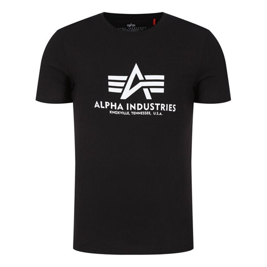 Alpha Industries T-Shirt Basic 100501 Czarny Regular Fit Alpha Industries M okazja MODIVO