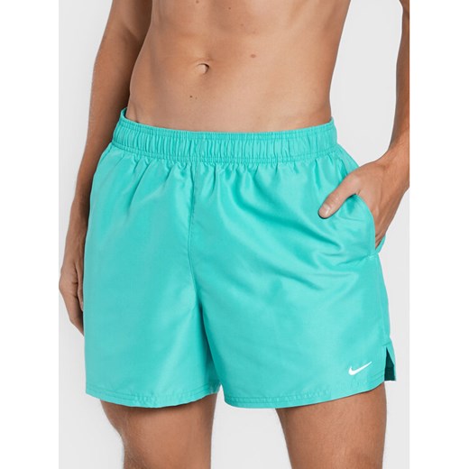 Nike Szorty kąpielowe Essential NESSA560 Niebieski Regular Fit Nike S wyprzedaż MODIVO