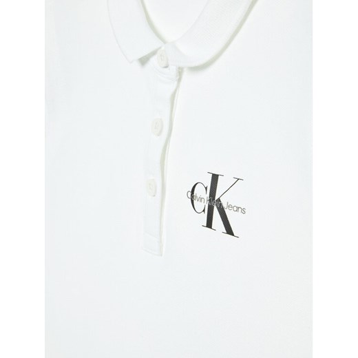 Calvin Klein Jeans Sukienka codzienna IG0IG01411 Biały Regular Fit 14Y okazja MODIVO