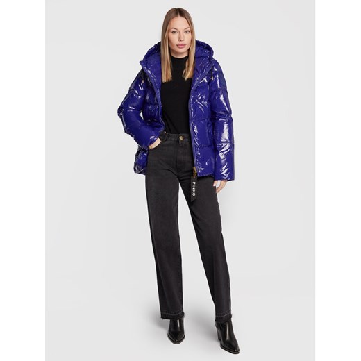 Pinko Kurtka puchowa Eleodoro 3 1G17XF A00N Niebieski Regular Fit Pinko 38 okazyjna cena MODIVO