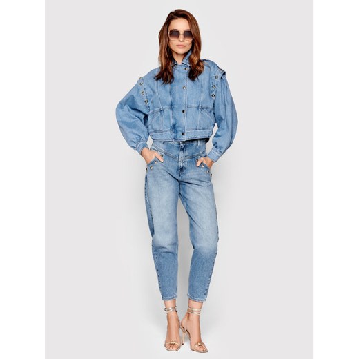 TWINSET Kurtka jeansowa 221TP2100 Niebieski Regular Fit Twinset 44 MODIVO okazyjna cena