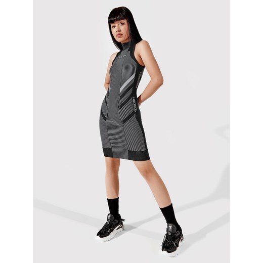 Togoshi Sukienka codzienna TG22-SUD010 Szary Extra Slim Fit Togoshi XS MODIVO promocja