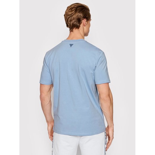 Guess T-Shirt Alphy Z2RI10 J1311 Niebieski Regular Fit Guess XL wyprzedaż MODIVO