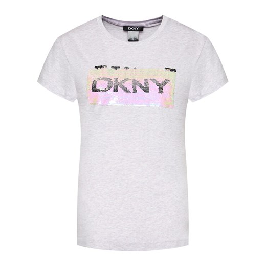DKNY T-Shirt P0KWZDNA Różowy Regular Fit XS wyprzedaż MODIVO